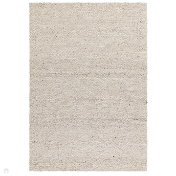 Adler Modern Plain Hand-Woven Textured Tonal Chunky Boucle Wool Loop Pile Ivory Rug-Asiatic Carpets-Rug Love - The Most Loved Rug Store